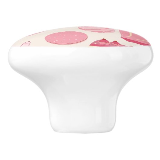 patroon 2 keramische knop (Zijkant)