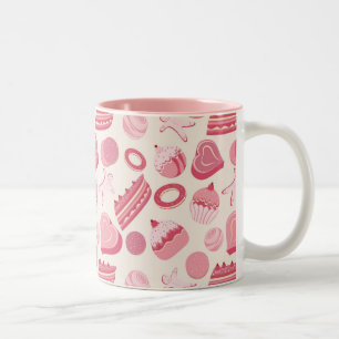 patroon 2 tweekleurige koffiemok