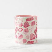 patroon 2 tweekleurige koffiemok (Center)