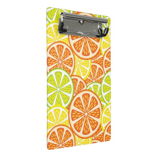 Patroon 2 van de citrusvrucht mini klembord (Schuin)