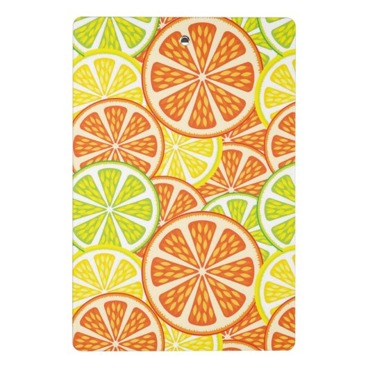 Patroon 2 van de citrusvrucht mini klembord (Achterkant)