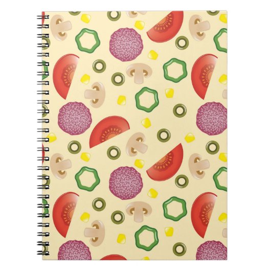 Patroon 2 van de pizza notitieboek (Voorkant)
