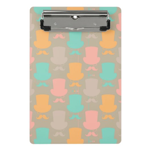 Patroon 2 van de snor mini klembord (Voorkant)