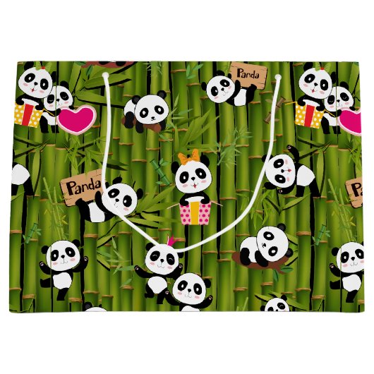 Patroon 2 van Panda Groot Cadeauzakje (Voorkant)