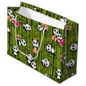 Patroon 2 van Panda Groot Cadeauzakje (Voorkant Gekanteld)