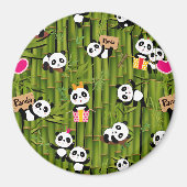 Patroon 2 van Panda Magneet (Voorkant)