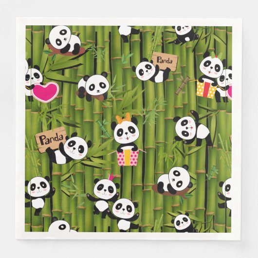 Patroon 2 van Panda Servet (Voorkant)