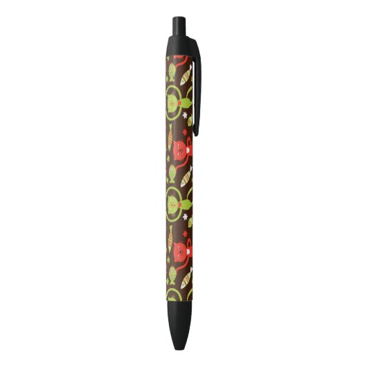 patroon 2 zwarte inkt pen (Achterkant (Verticaal))