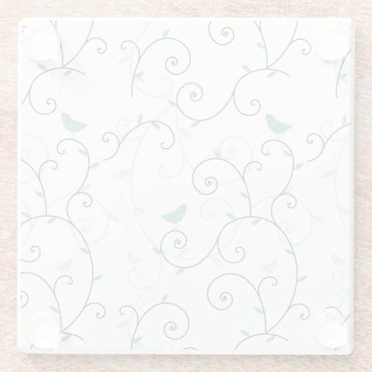 patroon 3 glazen onderzetter (Achterkant)