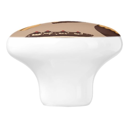 patroon 3 keramische knop (Zijkant)