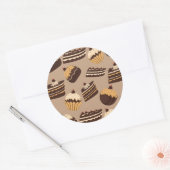 patroon 3 ronde sticker (Envelop)