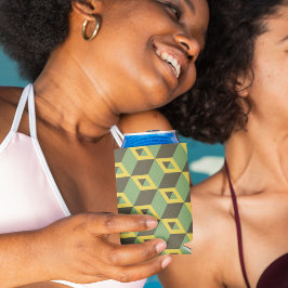 Patroon 3D Illusion Squares Blikjeskoeler