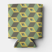 Patroon 3D Illusion Squares Blikjeskoeler (Voorkant)