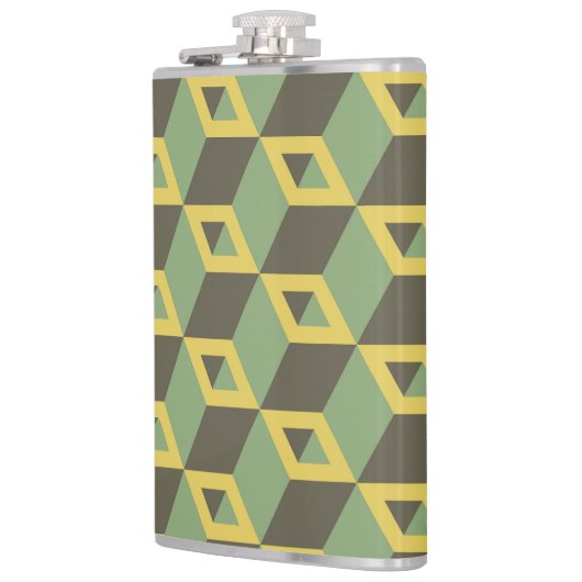 Patroon 3D Illusion Squares Heupfles (Links)