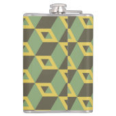 Patroon 3D Illusion Squares Heupfles (Achterkant)