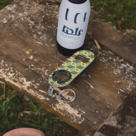 Patroon 3D Illusion Squares Mini Flessenopener