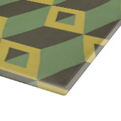 Patroon 3D Illusion Squares Snijplank (Hoek)