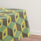 Patroon 3D Illusion Squares Tafelkleed (Voorbeeld)