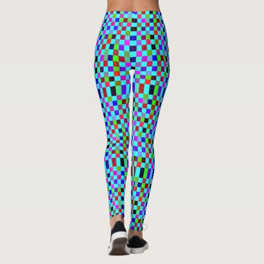 Patroon 4 controleren leggings (Achterkant)