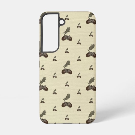 patroon_4_eikel_2 samsung galaxy hoesje (Achterkant)