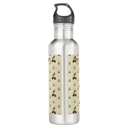 Patroon_4_Eikel_2 Waterfles (Achterkant)