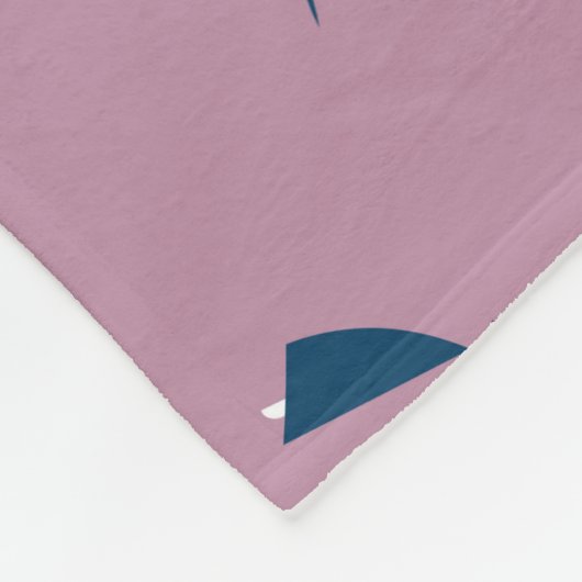 Patroon 4 fleece deken (Hoek)