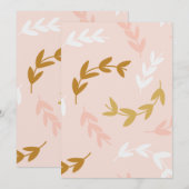 Patroon 4 leest bedankkaart (Voorkant / Achterkant)