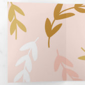 Patroon 4 leest drieluik wenskaart (Binnenzijde eerst)