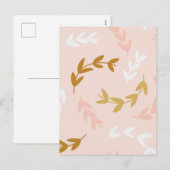 Patroon 4 leest feestdagenkaart (Voorkant / Achterkant)