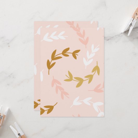 Patroon 4 leest kaart (Voorkant / Achterkant in situ)