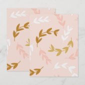 Patroon 4 leest notitiekaartje (Voorkant / Achterkant)