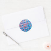 Patroon 4 ronde sticker (Envelop)