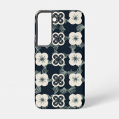 patroon_5_bloem_1 samsung galaxy hoesje (Achterkant)