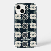 patroon_5_flower_1 iPhone case iPhone Hoesje (Achterkant)