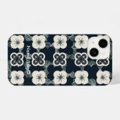 patroon_5_flower_1 iPhone case iPhone Hoesje (Achterkant horizontaal)