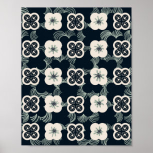 patroon_5_flower_1 matte poster