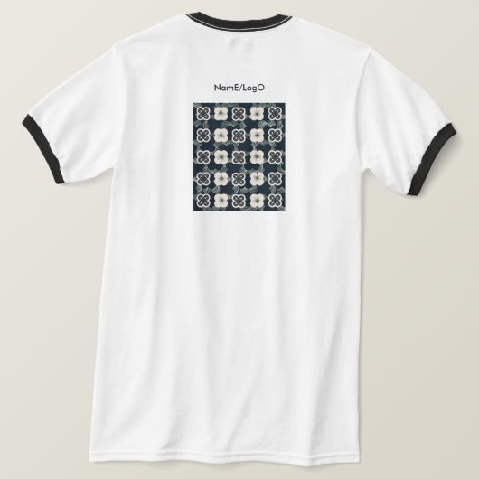 Patroon_5_Flower_1 T-shirt (Design achterkant)