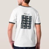 Patroon_5_Flower_1 T-shirt (Achterkant)