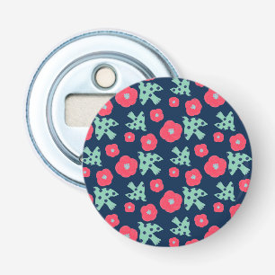 patroon_7_camellia en vogel_1 button flesopener