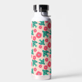 Patroon_8_Camellia en vogel_2 Waterfles (Links)