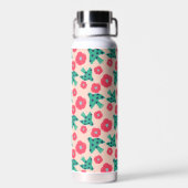 Patroon_8_Camellia en vogel_2 Waterfles (Achterkant)
