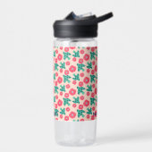 Patroon_8_Camellia en vogel_2 Waterfles (Links)