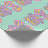 patroon 90s stijl cadeaupapier (Hoek)