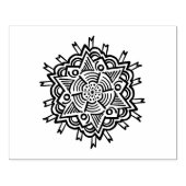 Patroon 9 rubberstempel (Afrduk)