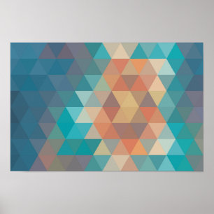 Patroon aangepaste afdrukken poster