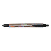 patroon abstract bruin zwarte inkt pen (Achterkant)