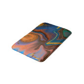 patroon abstract gemarmerd badmat (Gekanteld)