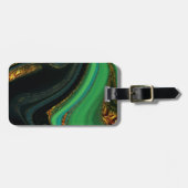 patroon abstract gemarmerd bagagelabel (Voorkant horizontaal)
