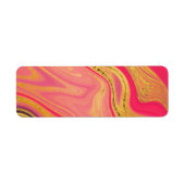 patroon abstract gemarmerd etiket (Voorkant)