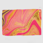 patroon abstract gemarmerd golfhanddoek (Horizontaal)